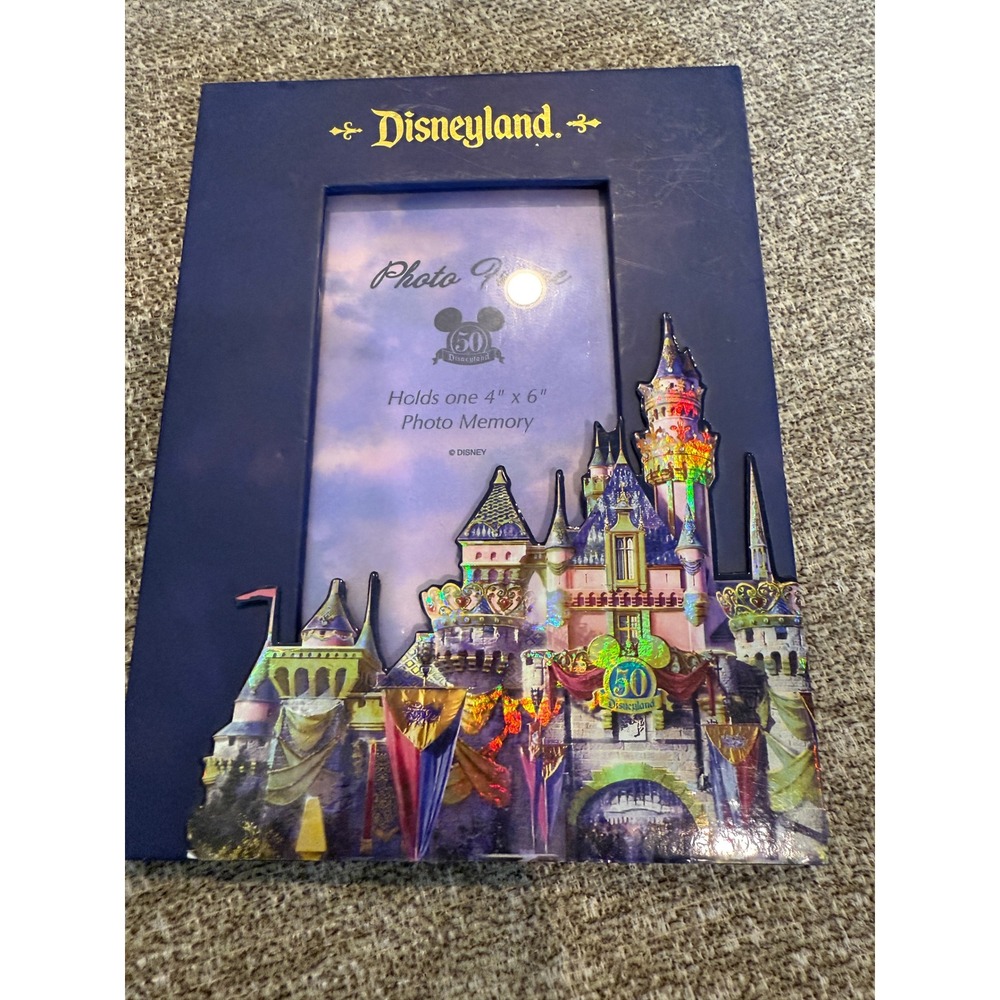 Disneyland photo frame 50 year celebration 4 x 6‎ photos Castle